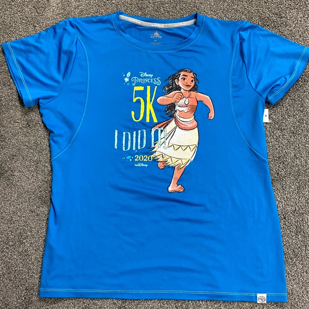 Disney parks RUN DISNEY Princess Marathon 5K Athletic Shirt